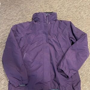 Lands End woman’s small purple heavy coat removable lining